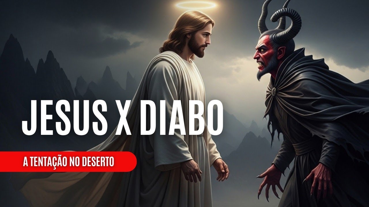 A TENTAÇÃO NO DESERTO - JESUS VS DIABO (CLIPE OFICIAL)
