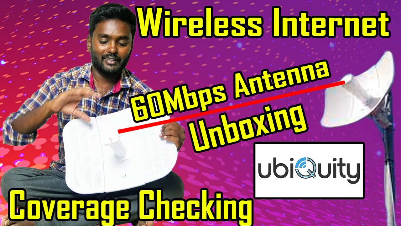 Wireless Internet Antenna UNBOXING | Lite Beam ubiquiti Airlink In Tamil | ANBU TECH