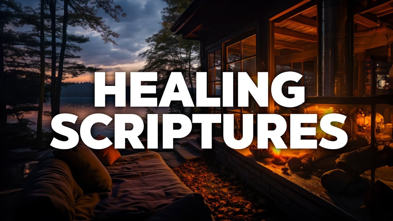 Healing Bible Verses For Sleep With Crackling Fireplace (Sleep With God's Word)