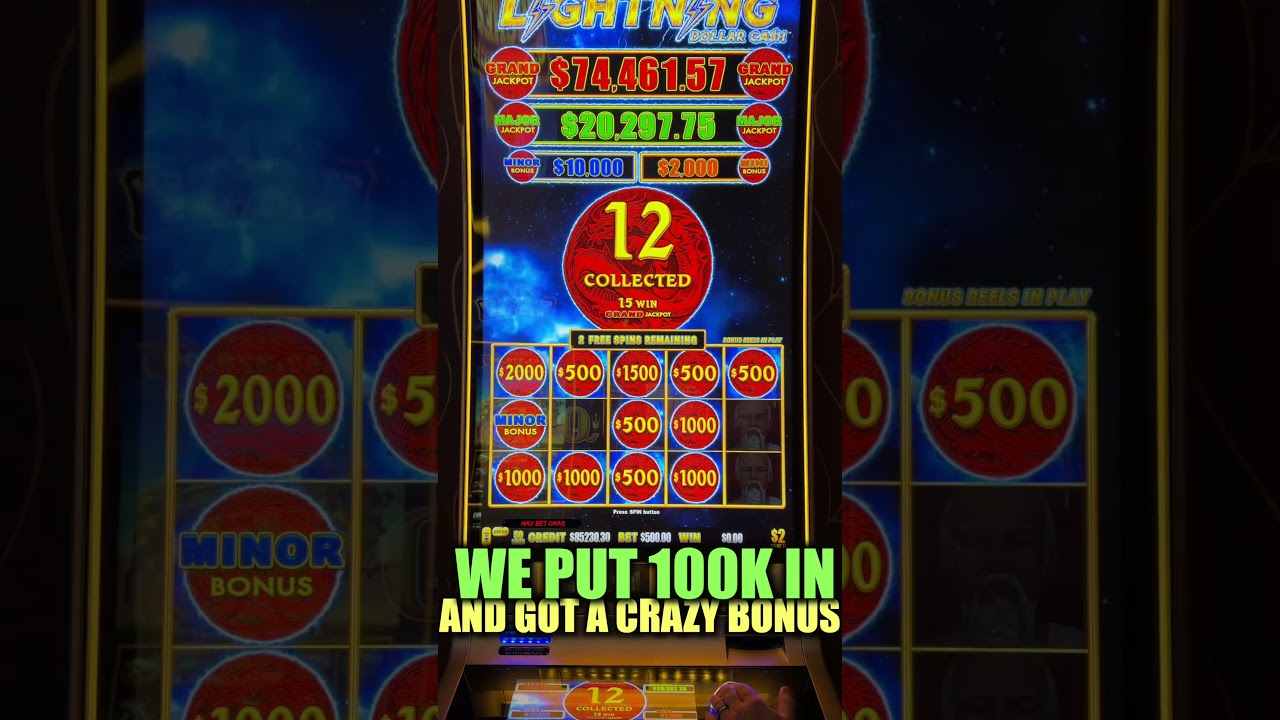 WHAT A $100,000 SLOT BUY IN LOOKS LIKE SHORTS