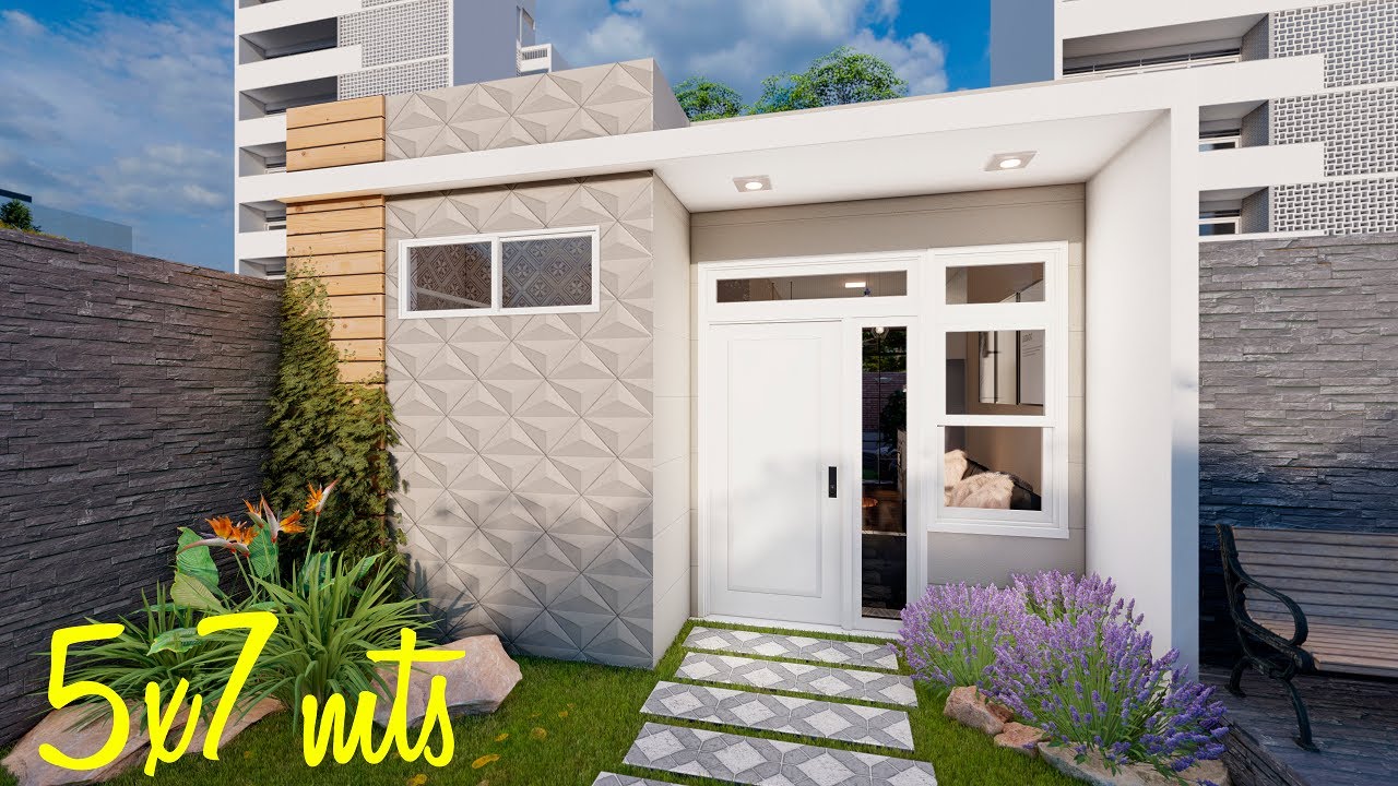 Casa de 5x7 metros | Planos de casas pequeñas