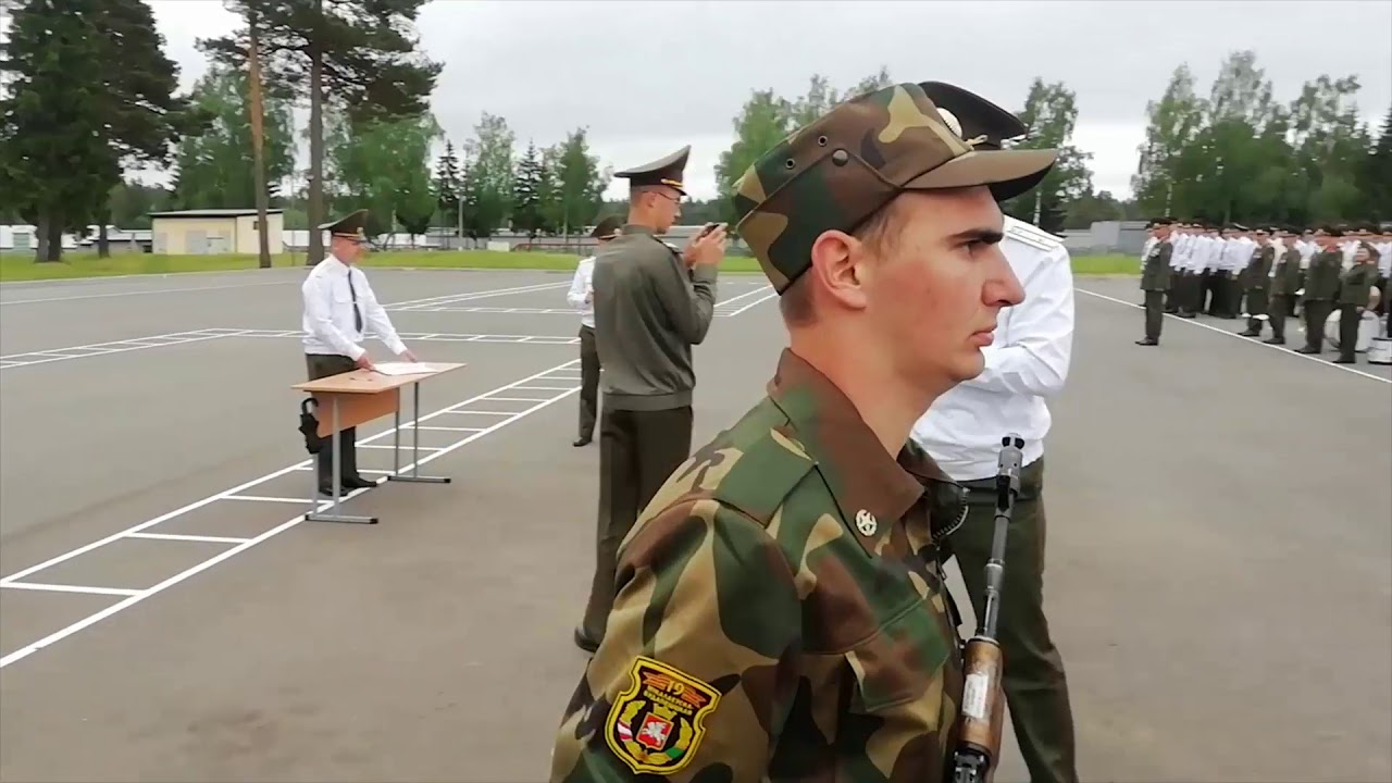 Принятие военной присяги 14 июня 2020 г. н.п. Боровка