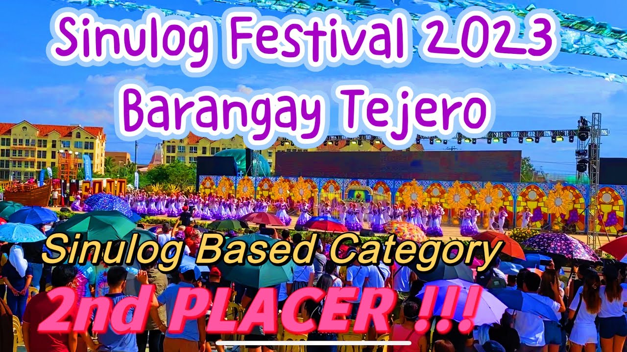 Sinulog Festival 2023 Tejero 2nd PLACER Sinulog Based Category | Sinulog Grand Parade Cebu