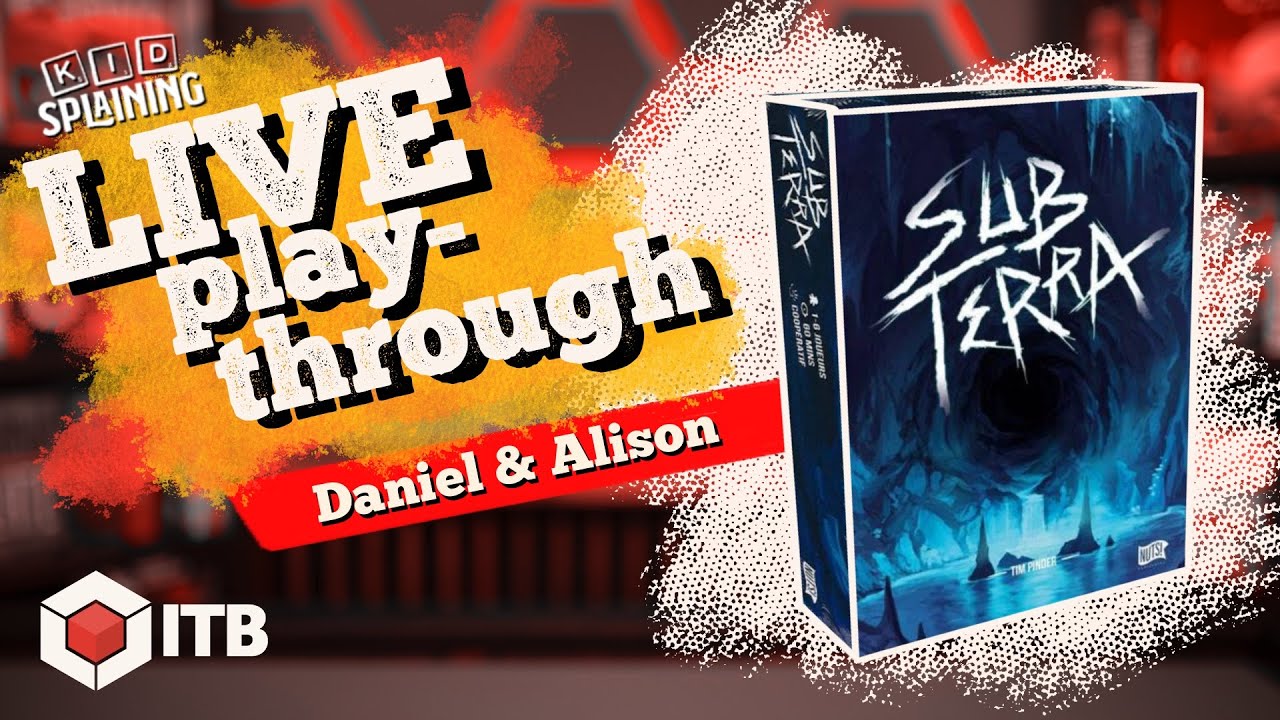 Exploring Caves and Avoiding Monsters - Sub Terra LIVE PLAYTHROUGH with Daniel and Alison