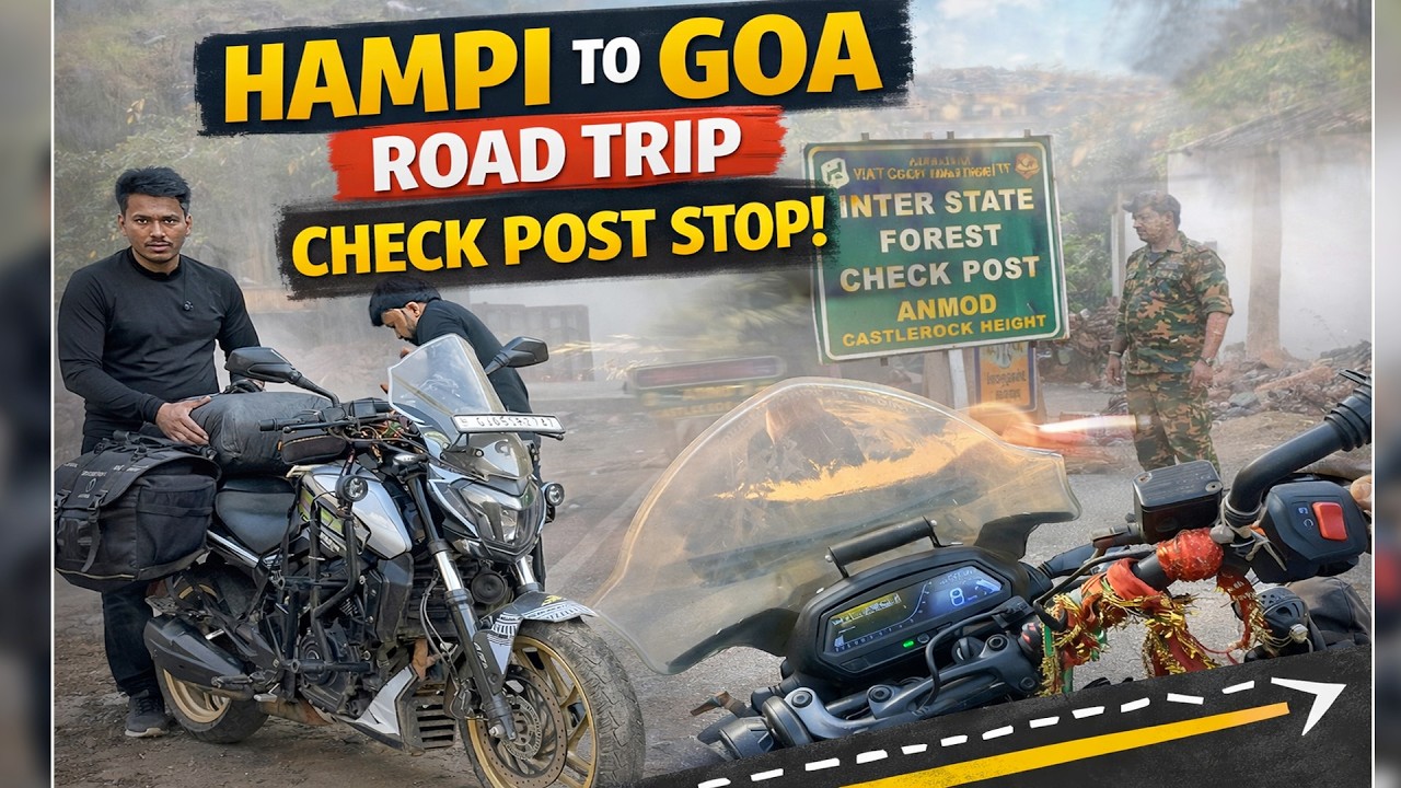 Hampi To Goa Bike Ride & IBW Cancel Ho gya | Surat To Goa Day-05