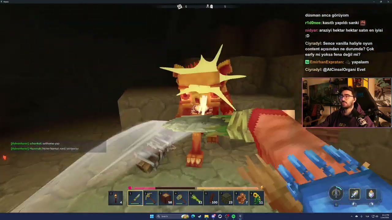 Videoyun Hytale oynuyor #3 [14/01/2026]