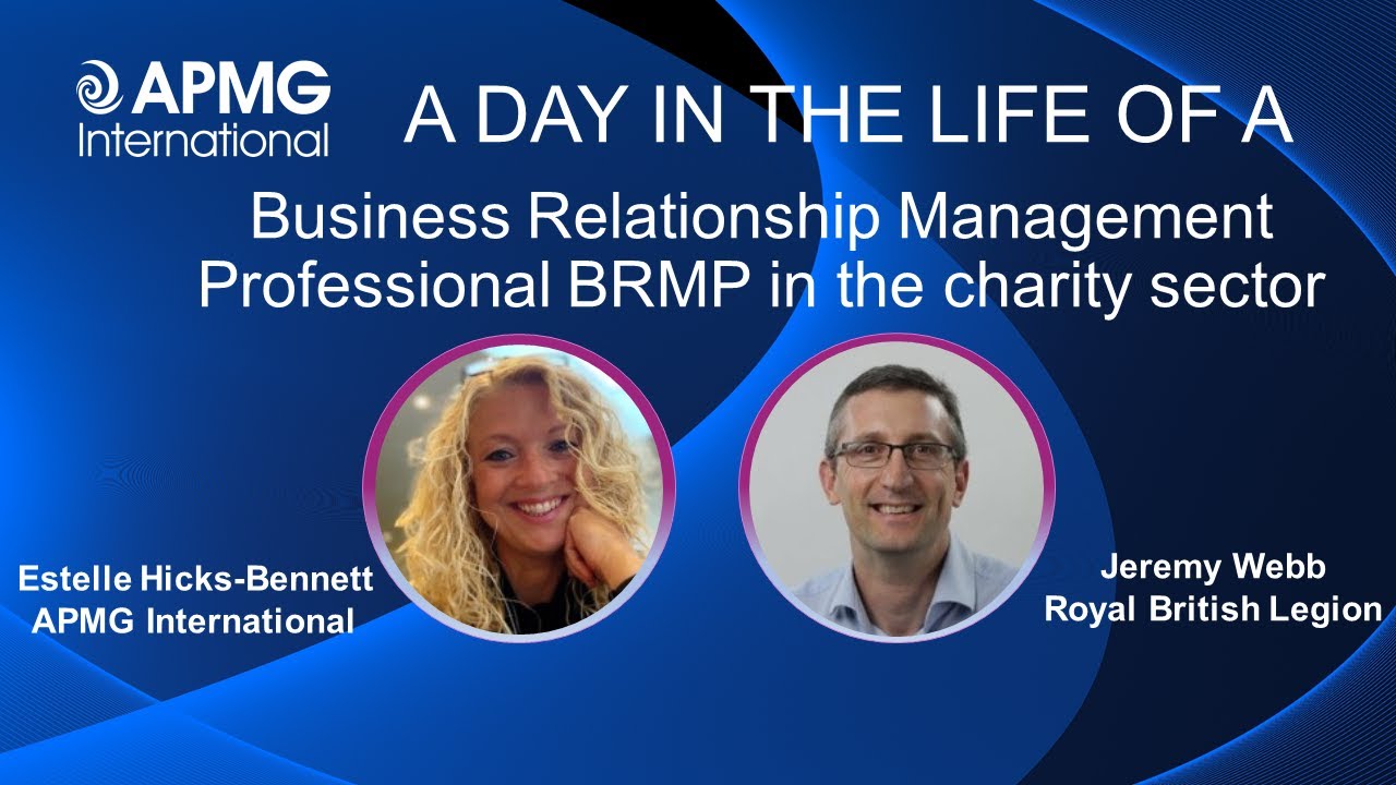 A Day In The Life of A Business Relationship Manager - BRMP in the charity sector with Jeremy Webb