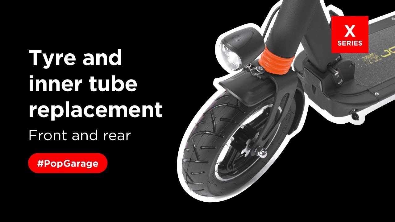 Replacement of Front & Rear Inner Tube and/or Tire - Joyor X1/ X5S - Joyor Scooter