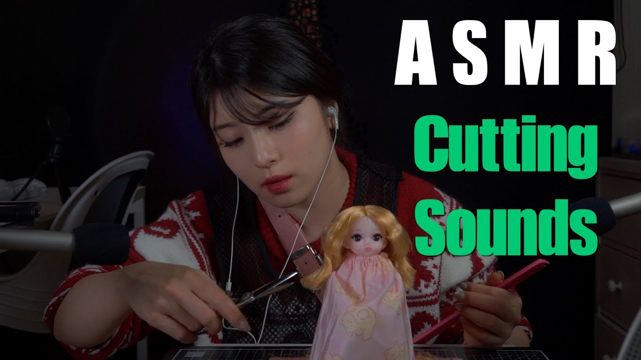ASMR 인형머리 자르기 였는데 망해버린 영상