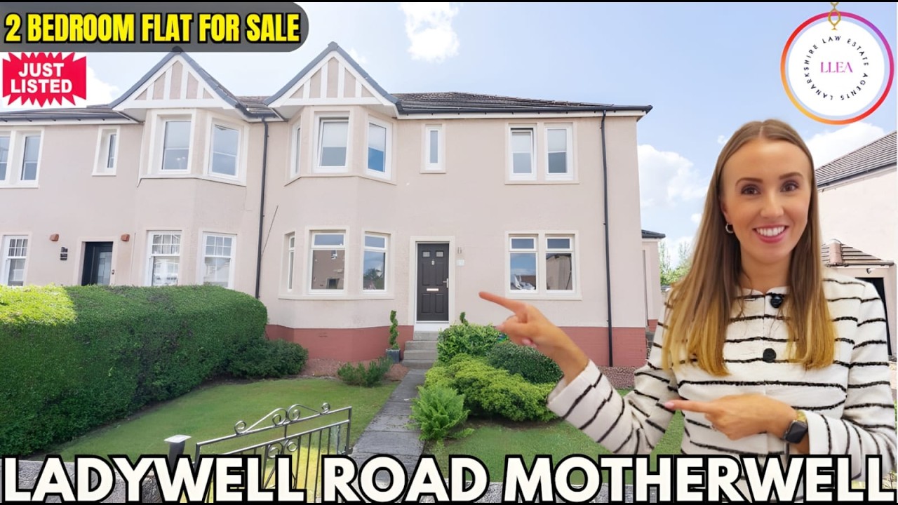 2 Bedroom Flat for Sale in Motherwell Scotland | Ladywell Road Property Tour