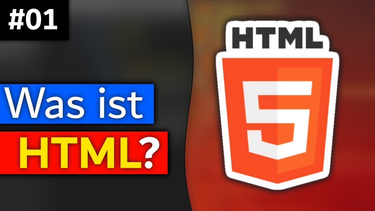 HTML Tutorial Deutsch #1 - Was ist HTML (Einfach erklärt)