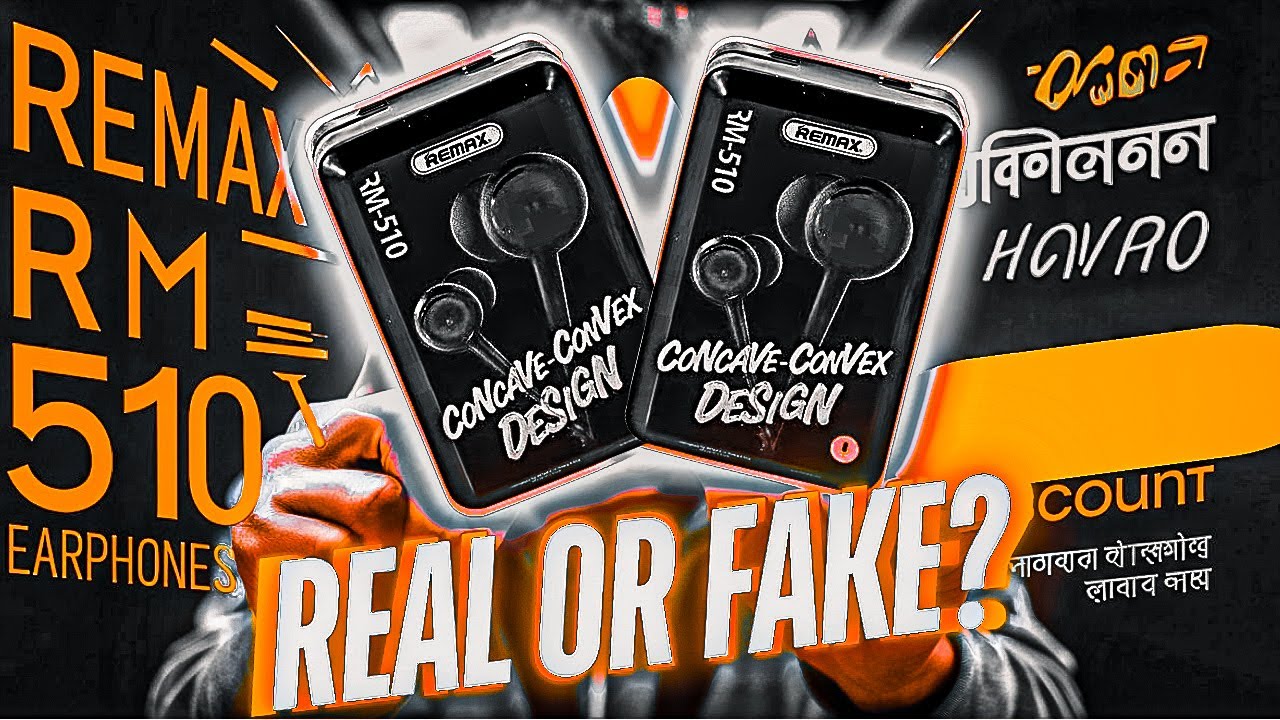 Real vs Fake Remax RM510 Earphones: কীভাবে সঠিকটি চিনবেন!? | Ultimate Tips in Bangla!