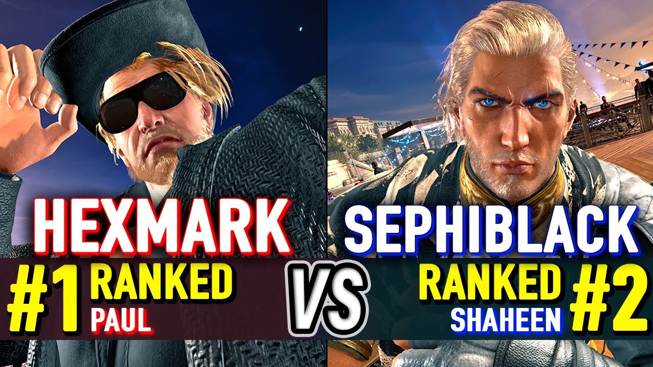 T8 🔥 HEXMARK (#1 Ranked Paul) vs SEPHIBLACK (#2 Ranked Shaheen) 🔥 Tekken 8 High Level Gameplay