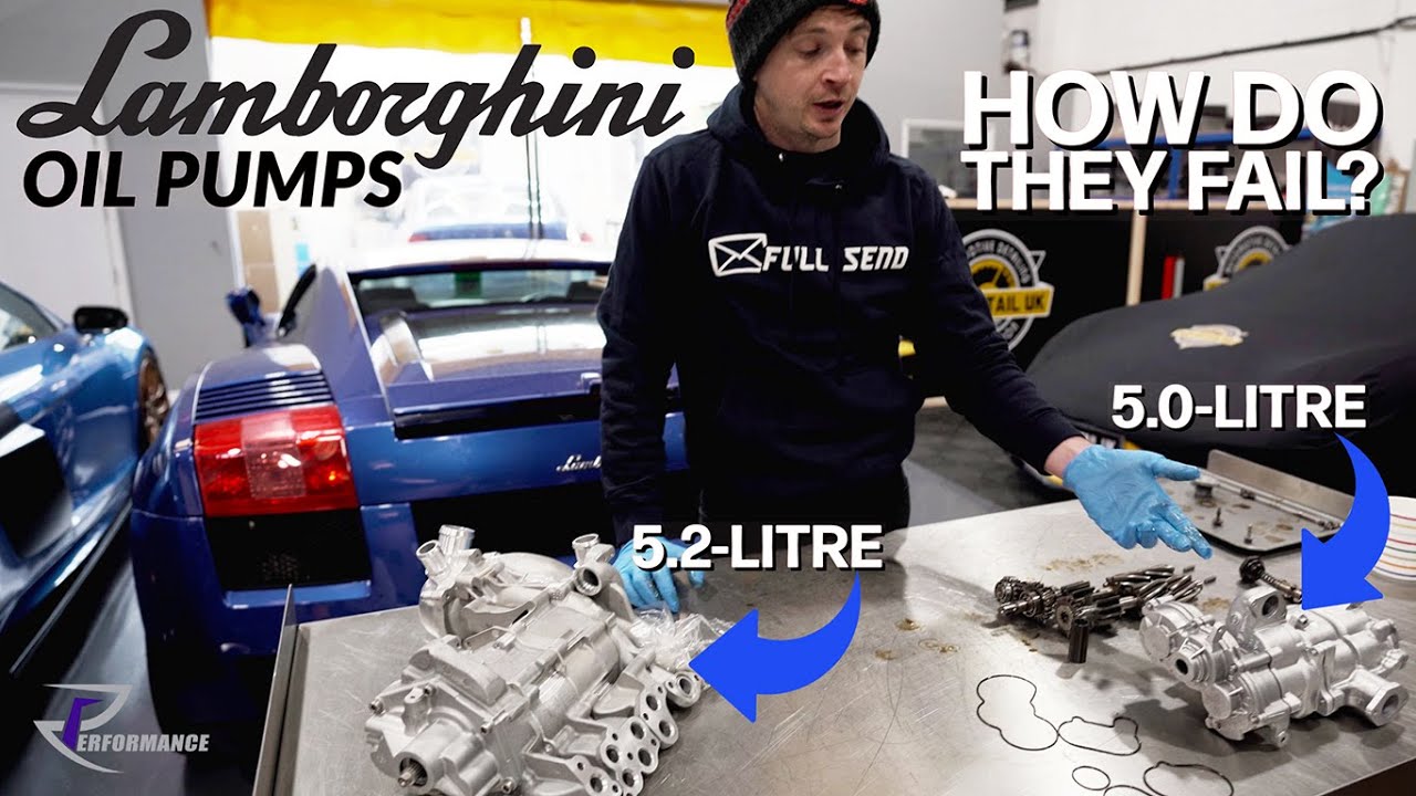 Lamborghini V10 oil pump failures – differences between 5.0 & 5.2