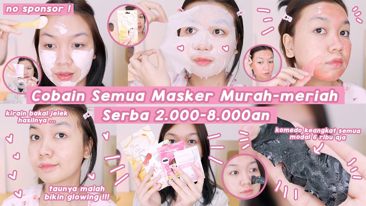 Review Jujur Semua Masker Wajah Termurah di Shopee || Desty Yufenti
