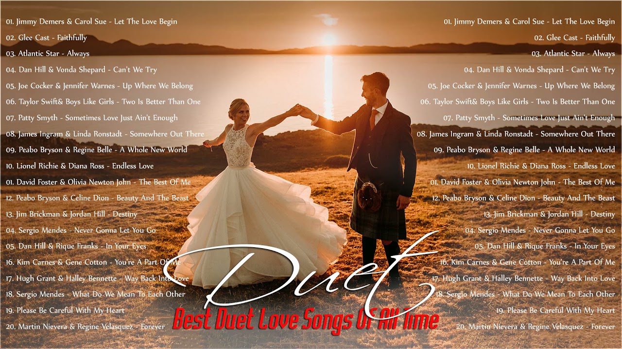 Most Old Beautiful Love Songs 80s 9s --- Best Romantic Duet Love Songs Of All Time
