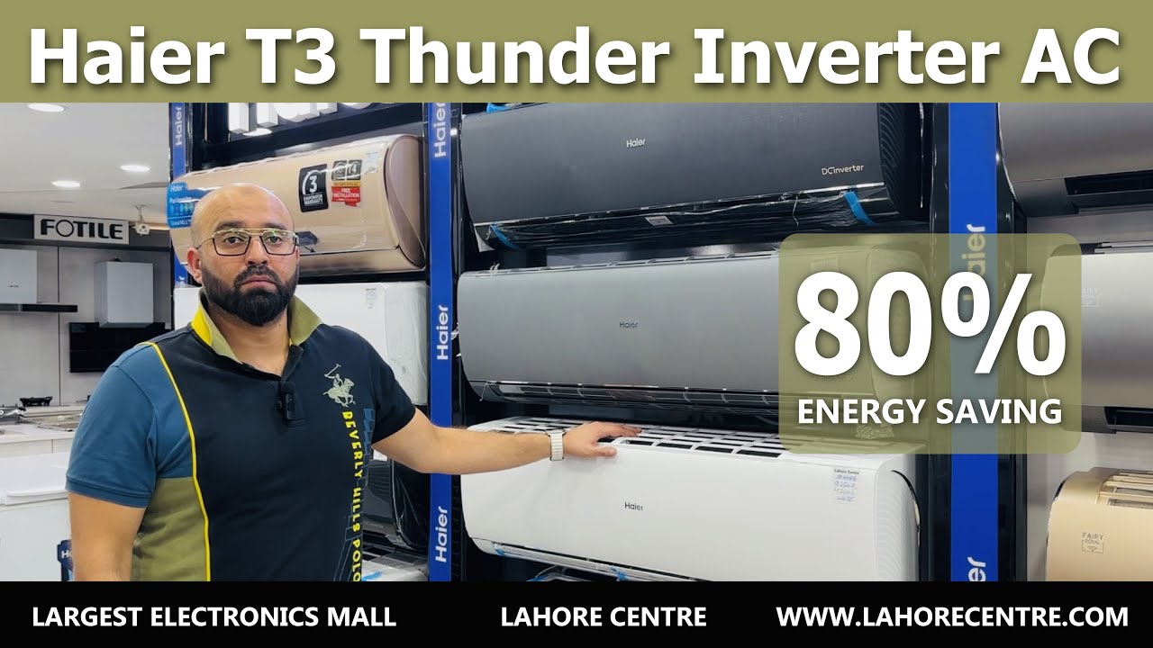 Haier T3 Thunder Inverter AC | New Series 2025