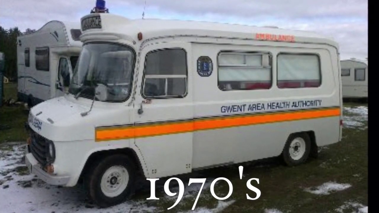 British Ambulances through the decades. 1960's - 2017
