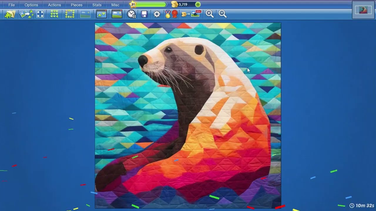 Otter Patchwork in 10min32s