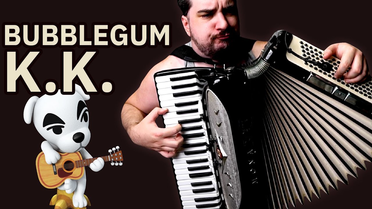 Bubblegum K.K. accordion cover (Animal Crossing: New Leaf)