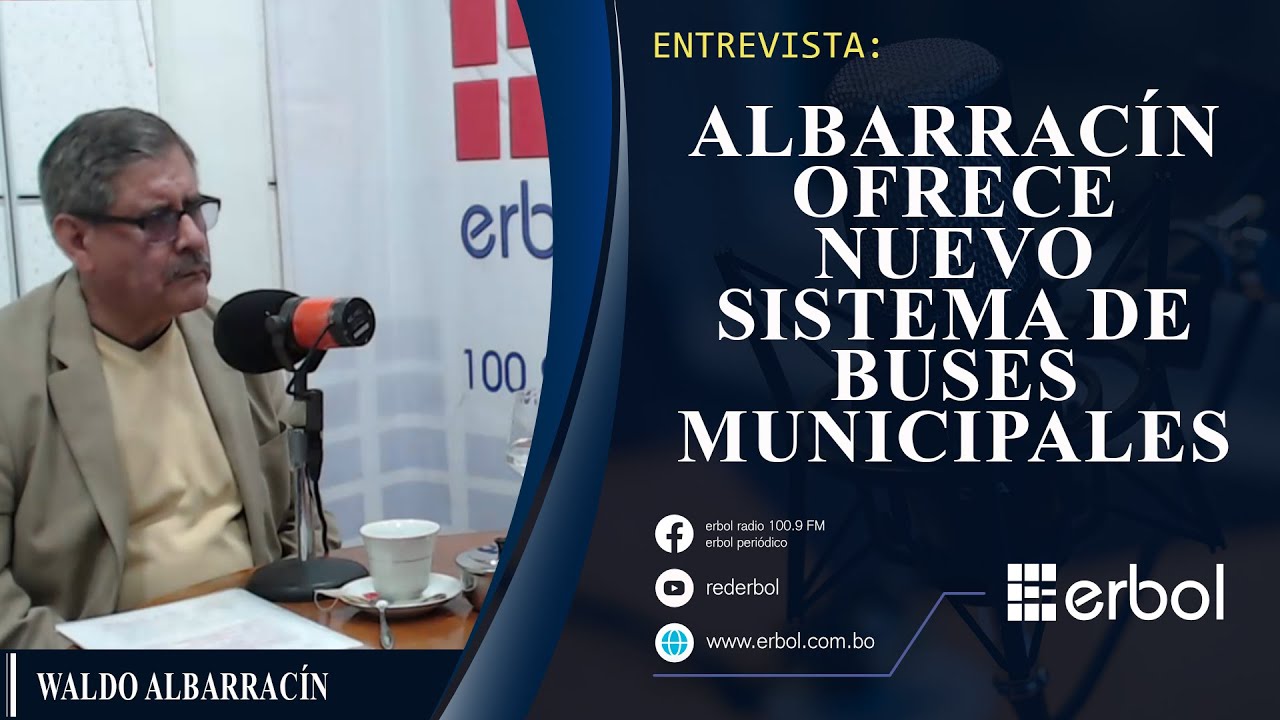 Waldo Albarracín y sus propuestas para La Paz en El Ánfora | Elecciones subnacionales