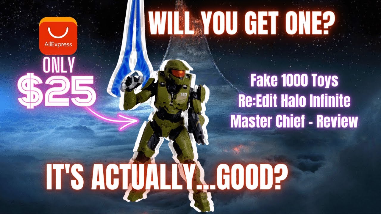 Fake 1000 Toys Halo Infinite Master Chief - Review