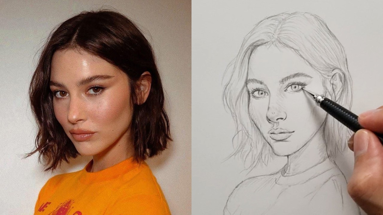 Perfect Face Proportions Drawing: Easily Master the LOOMIS METHOD - Draw with me | Ep 30