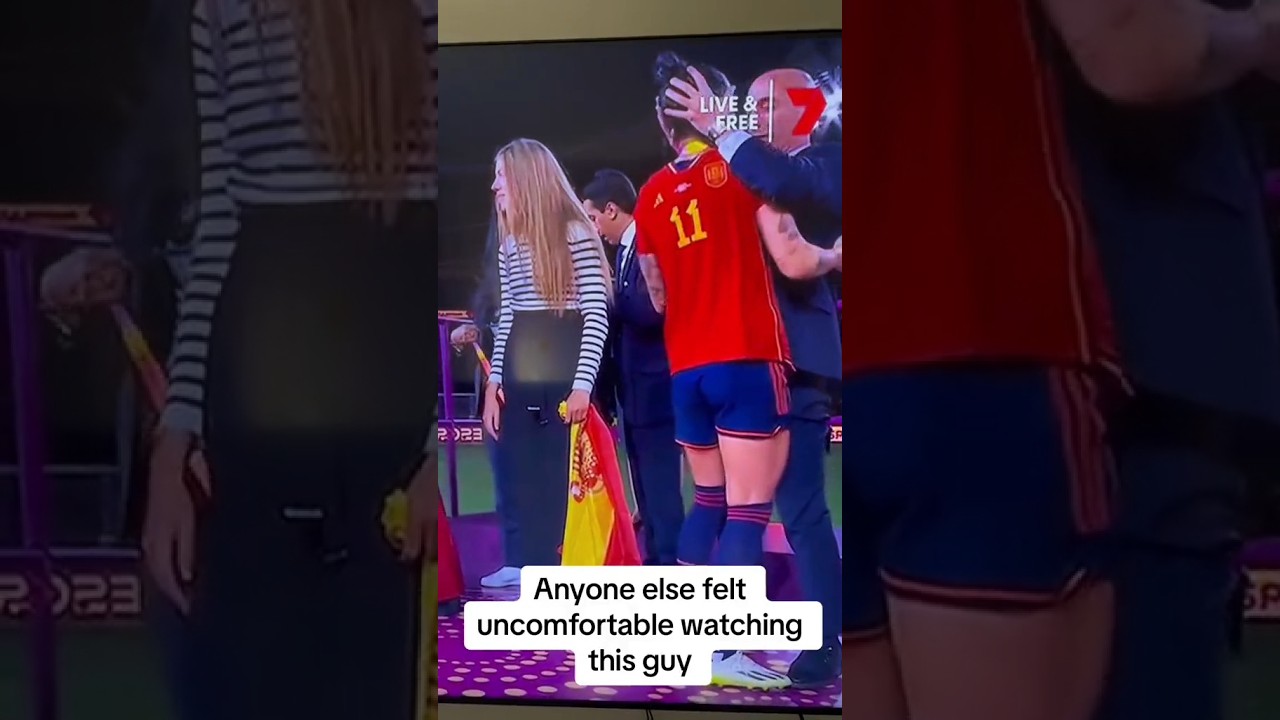 Spanish FA Chief Luis Rubiales Faces Criticism After Surprise Kiss on Jenni Hermoso #football