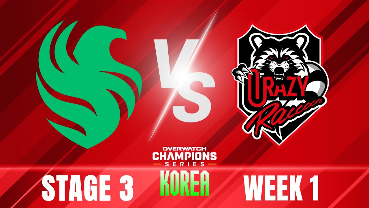 Team Falcons vs Crazy Raccoon - OWCS Korea Stage 3 Regular Season