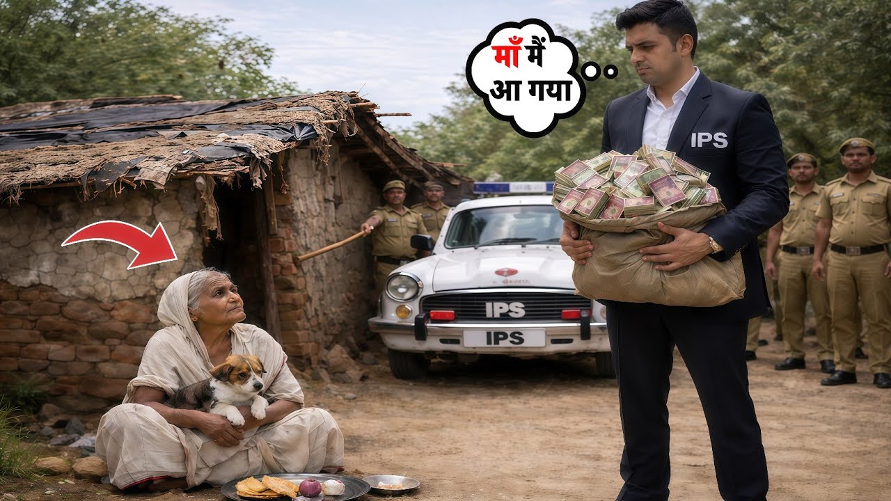10 साल बाद बेटा IPS. बनकर माँ के पास पहुंचा तो बूढी माँ टूटी-फूटी झोपड़ी में रह रही थी — फिर जो हुआ.