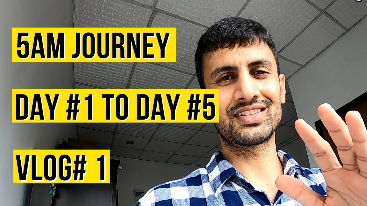 Vlog #1 | 5 Am Journey | Sharing My Early Morning Experience  | How Difficult Is it?