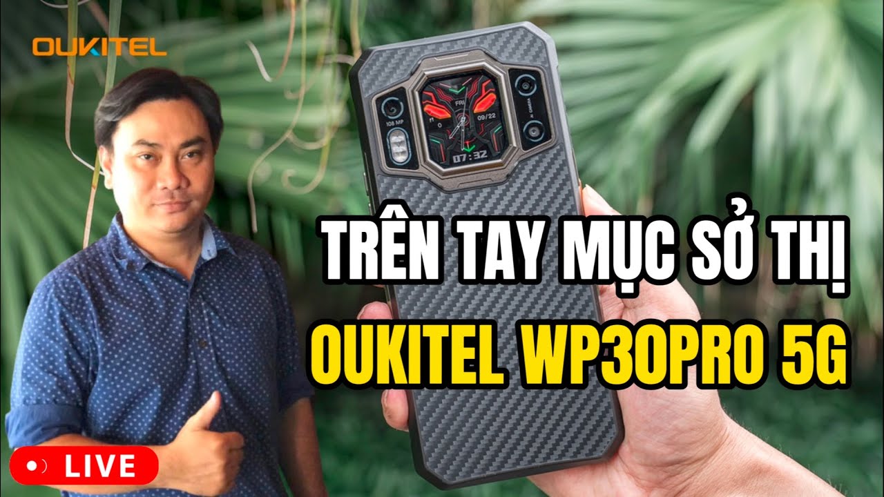 💥Trên tay khui hộp mục sở thị smartphone 5G 2 màn hình Oukitel WP30 Pro Ram24GB Rom512GB Pin11000mAh