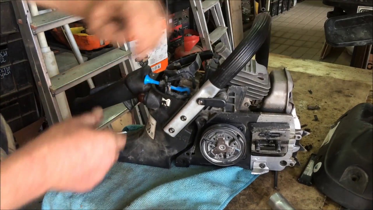 Бензопила ПАРТНЁР 350S и АК-47!!!Не карбюратор😊