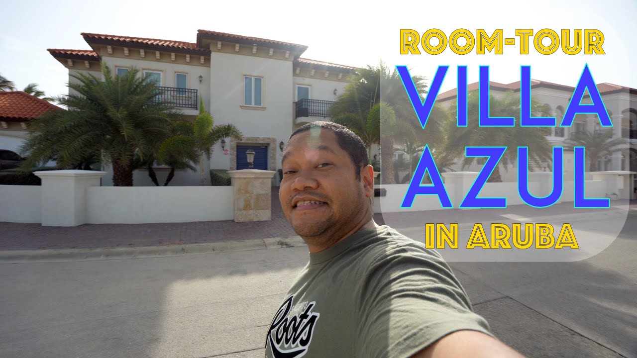 Room-Tour of THIS HUGE Villa - Villa Azul (Aruba)