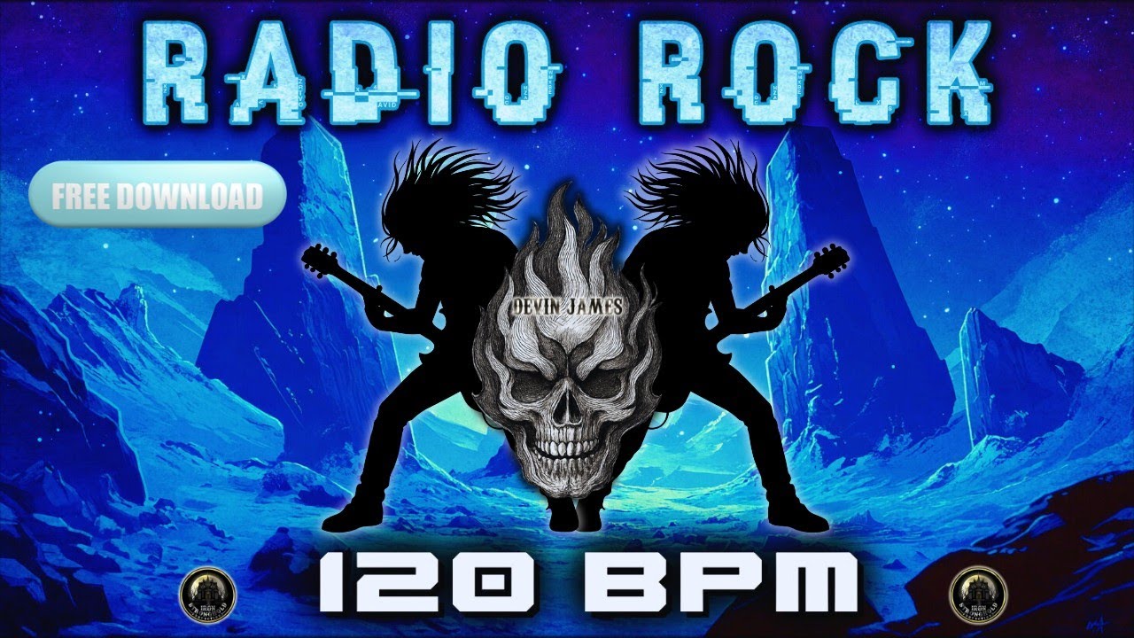 Radio Rock Style Drum Track | Modern Rock Groove | Free WAV Download