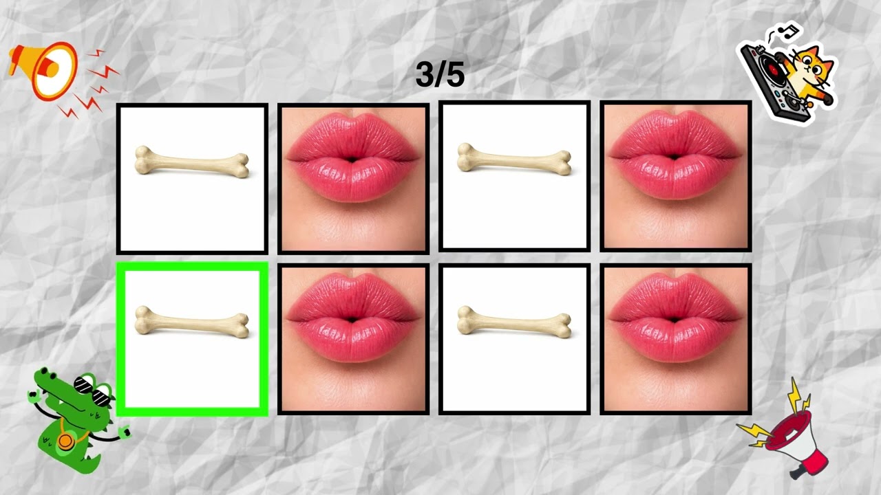 Di la palabra al ritmo 😵‍💫 | ¿BESO 💋, QUESO 🧀 o HUESO 🦴?