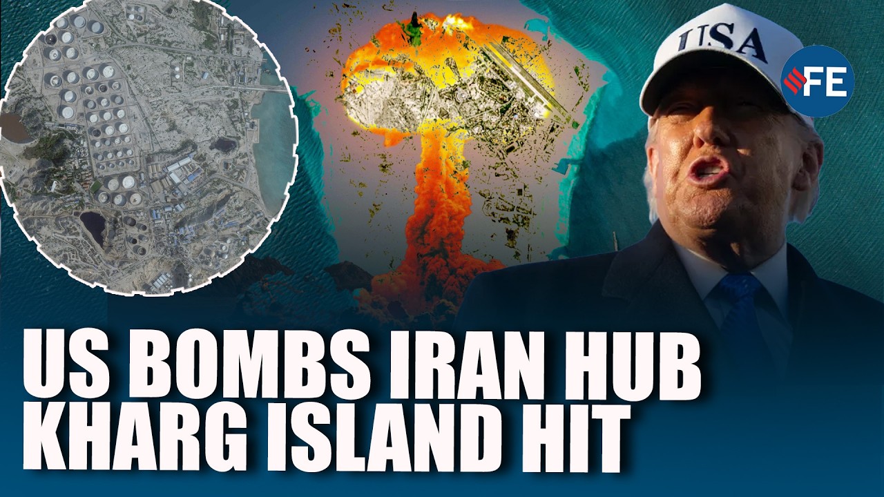 US Hits Iran’s Kharg Island Trump Warns Tehran Not to Block Strait of Hormuz  US Iran War Update