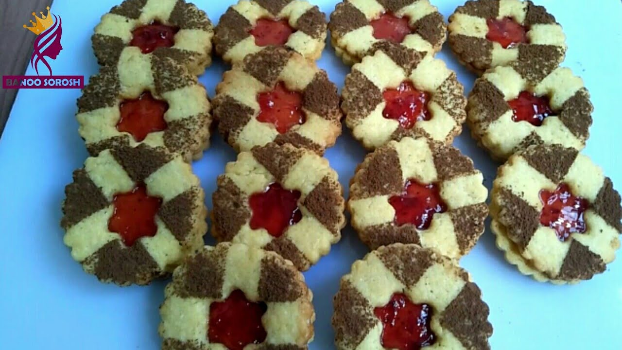 کلچه مربا دار برای عید/پختن کلچه مربا دار در کمترین وقت / How To Cook Jam Cake at home