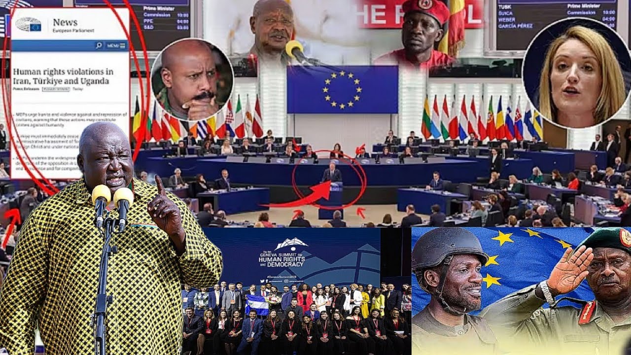 Agatalinda!! Amawulire Agessanyu Ewa Bobi Wine Mu EU M7 Agobye Ambassador Mu Meeting Olyem Bibi