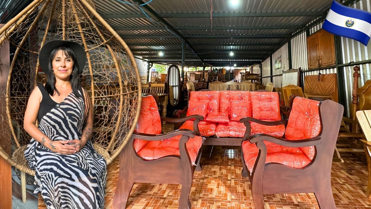 As&iacute; los Precios de los Muebles de Madera y Mimbre en Nahuizalco 🙌🏼🇸🇻