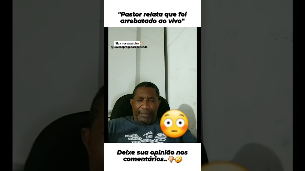 Falso profeta finge ser arrebatado em live! Vergonha #curiosidades #jesus #inferno #satanas #c&eacute;u