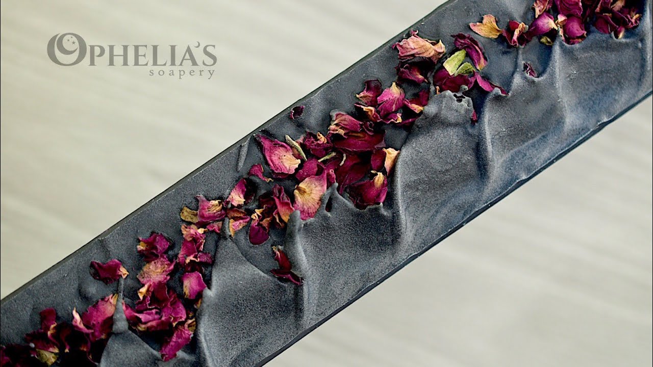 Love Spell Type Cold Process Soap Making | Activated Charcoal