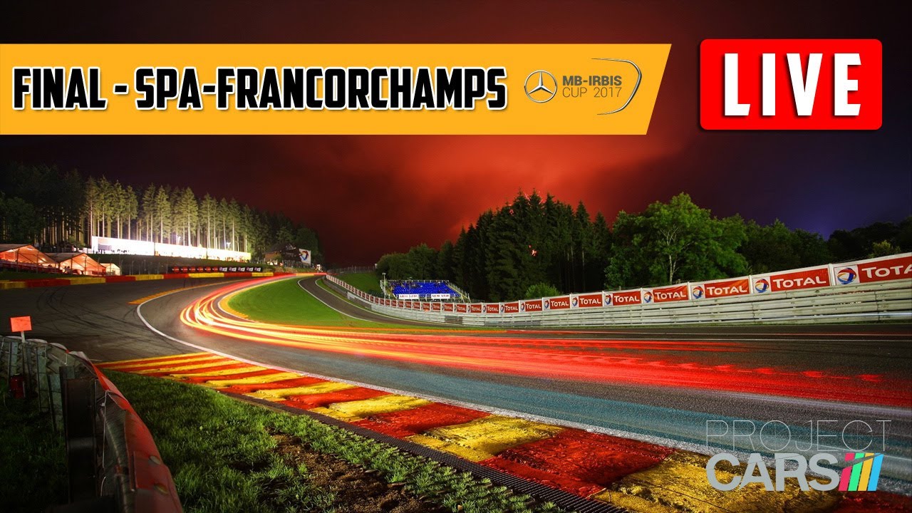 🔴 Project CARS. MB-Irbis Cup 2017. Final @ Spa-Francorchamps - LIVE