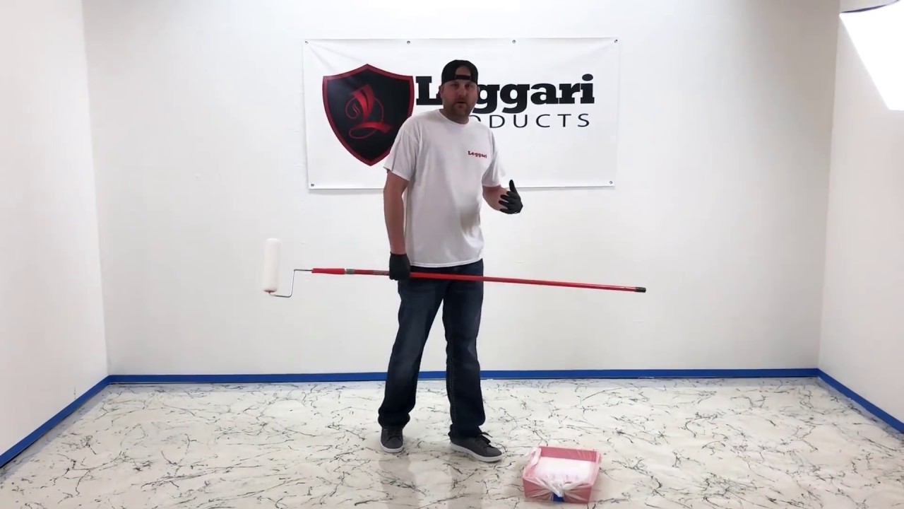 White & Black Marble Epoxy Floor | Step-By-Step