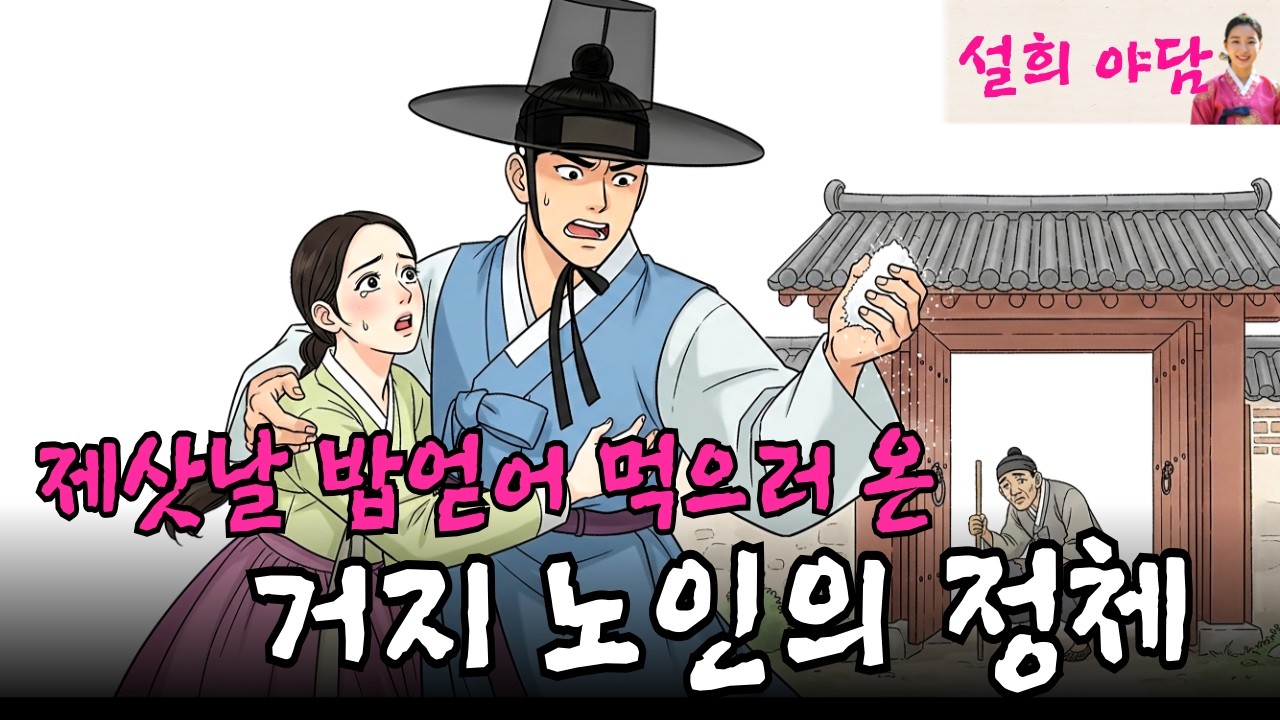 제삿날 밥 얻어먹으러 온 거지 노인, 내쫓으려다 며느리가 보니 돌아가신 조상님? | 야담 전설 민담 옛날이야기 수면동화 오디오북