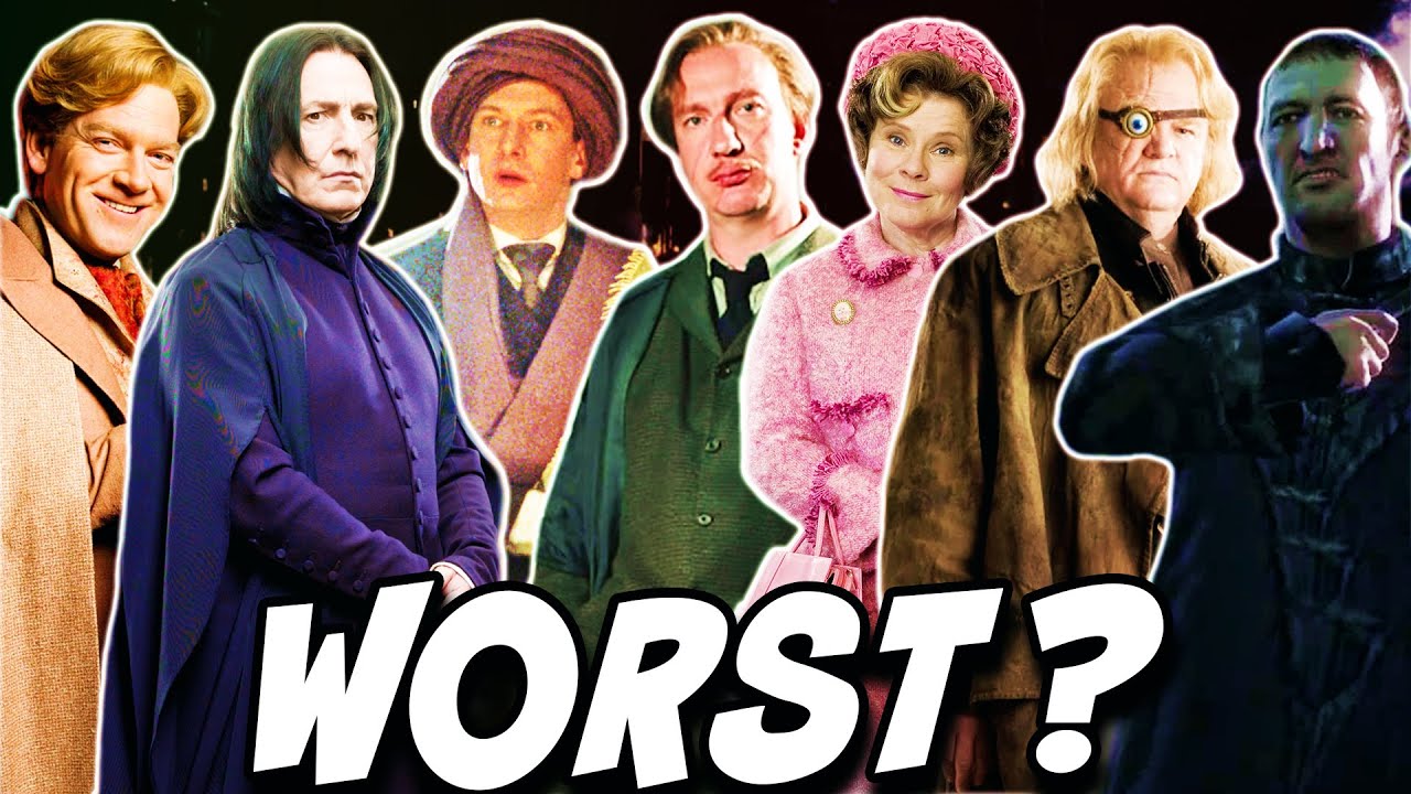 Ranking Defense Against the Dark Arts Professors from Worst to Best - Harry Potter Theory