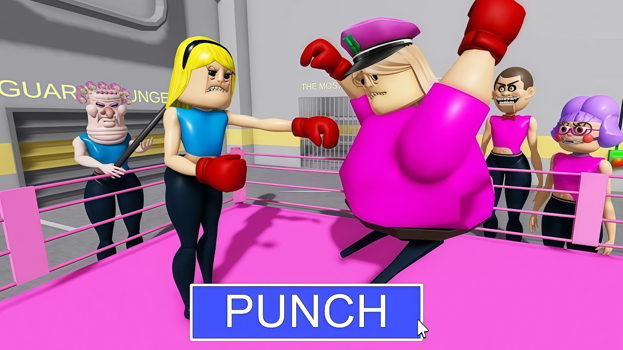 BOXER WOMAN PRISON RUN! (OBBY) = ROBLOX