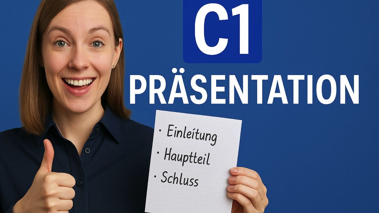 Was Prüfer bei der C1-Präsentation wirklich hören wollen…
