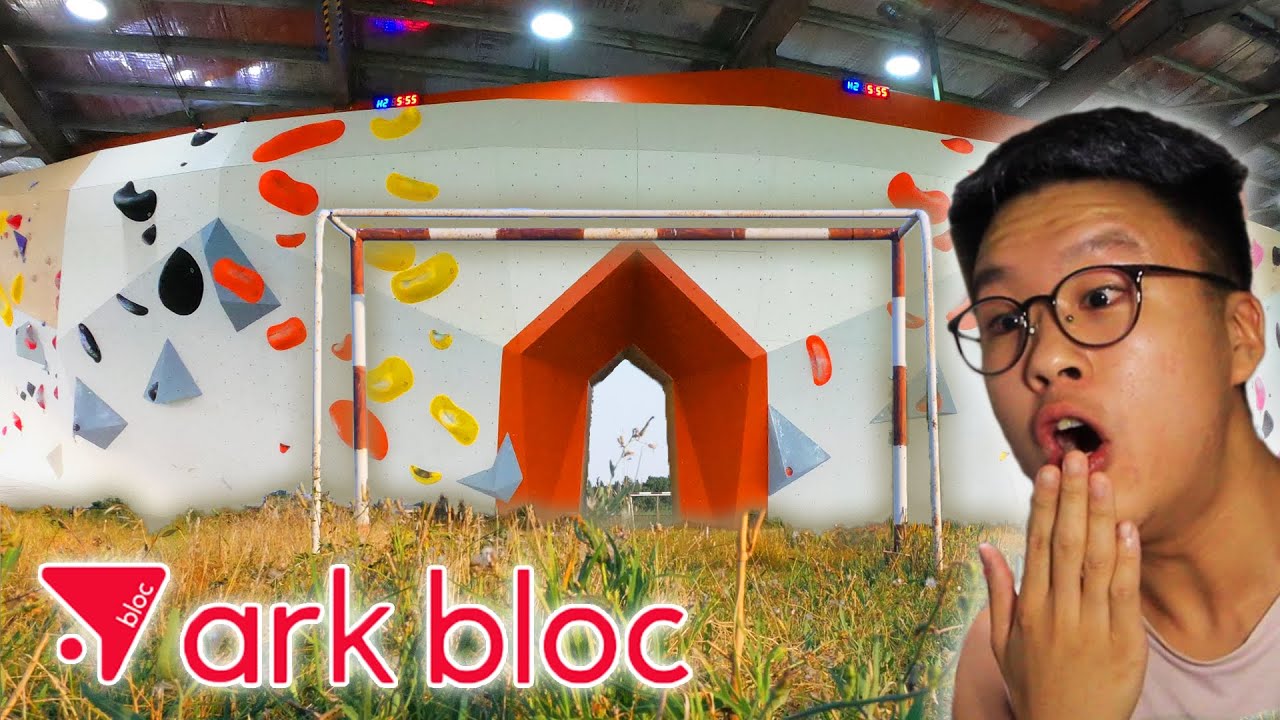 This Bouldering Gym Used to be a Football Field | ARKBLOC