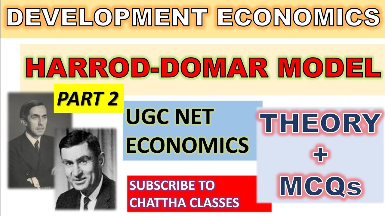Harrod-Domar model of economic growth #jrfeconomics #ugcnetdecember2024 @chattha_classes